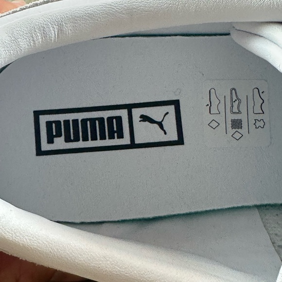 PUMA Mayze Stack Women's Sneakers in the white-vaporous gray colorway. Size 9.5 - Picture 7 of 7